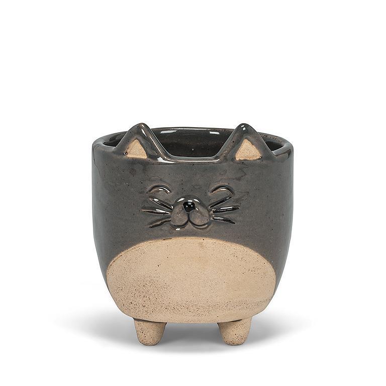 Cat on Legs Planter, Small