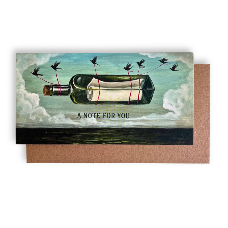Blank Card "Message In A Bottle"