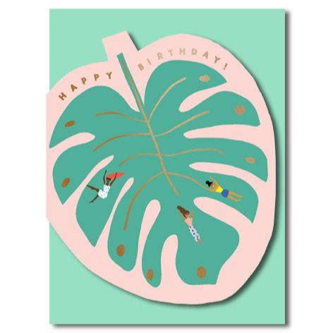happy birthday monstera Birthday Card 