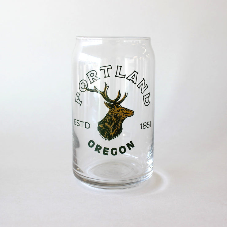 Portland Beer Can Glass