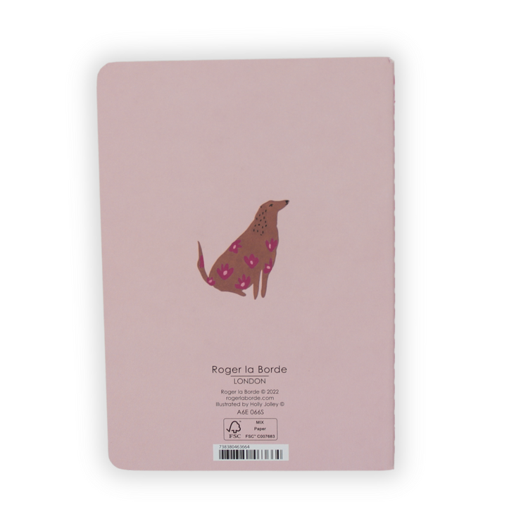 Mini Notebook | Dogs on Pink