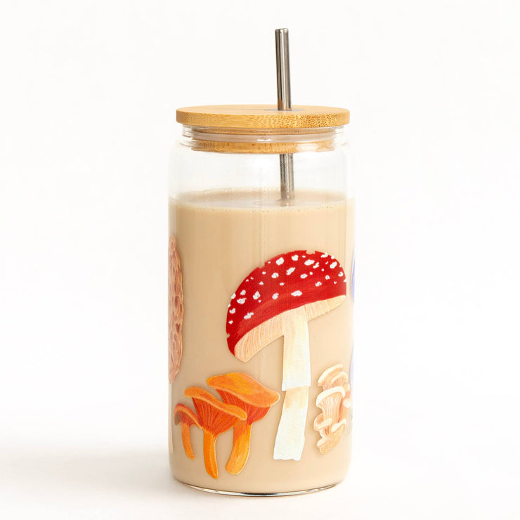 Mushroom Glass Cup