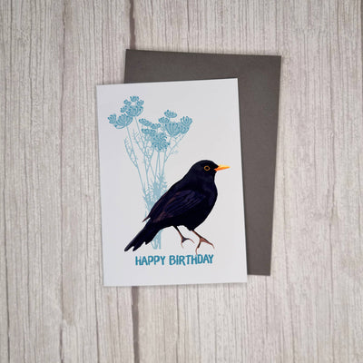 Birthday Card "Blackbird"