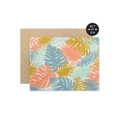 Boxed Blank Cards "Palms"