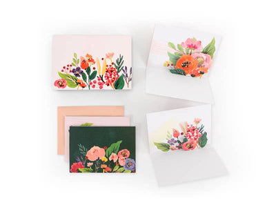 Boxed Pop-Up Cards "Floral"