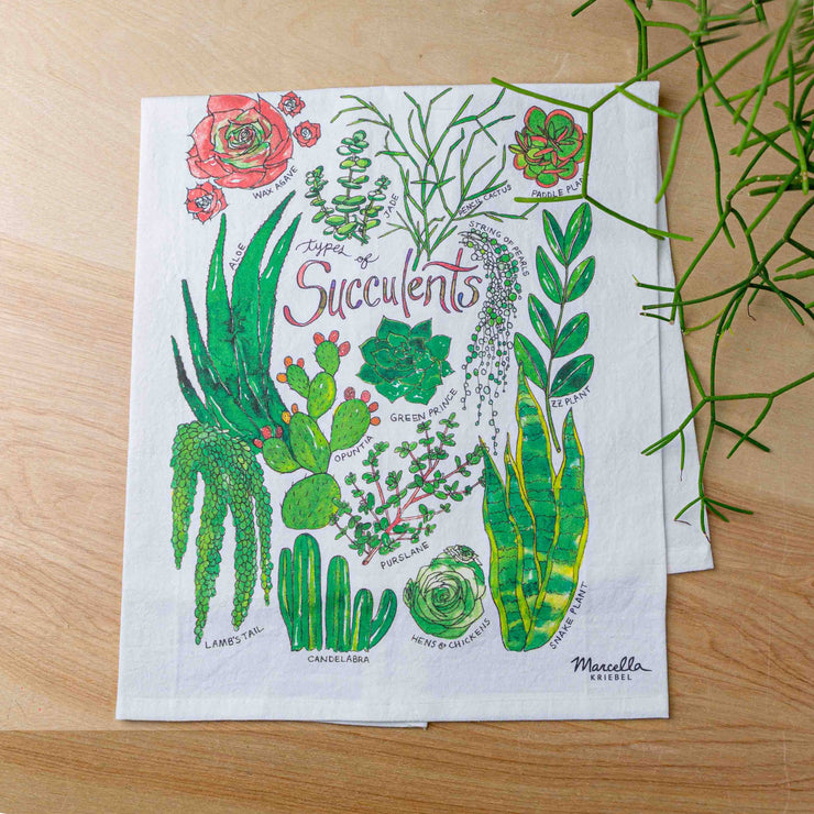 Kitchen Towel | Succulents