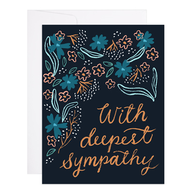 Sympathy Card "Deepest Sympathy"