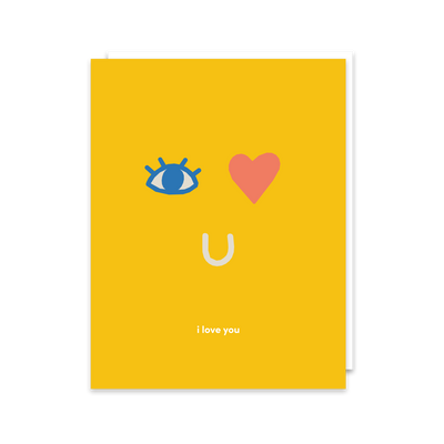 Love Card "Eye Love You"