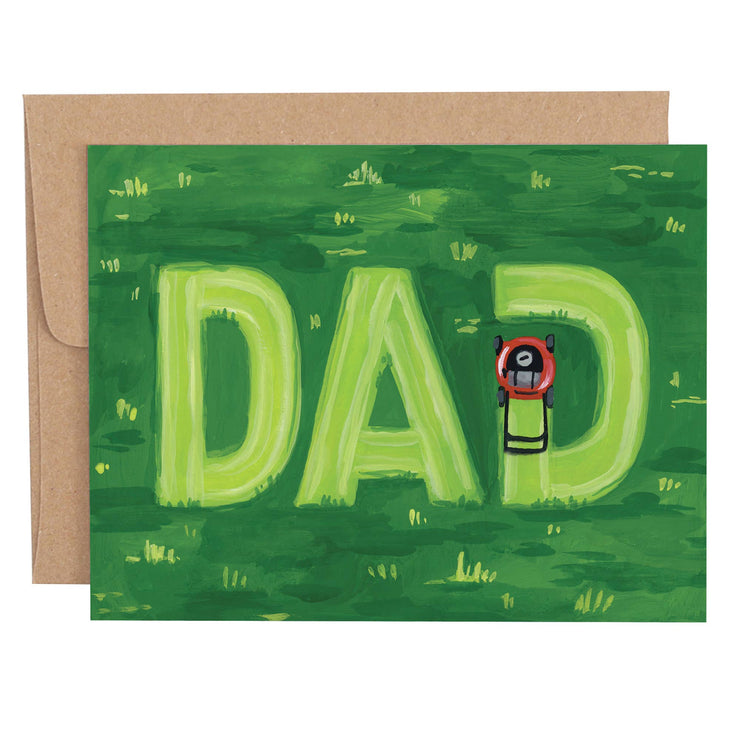 Father's Day Card "Lawn Mower"
