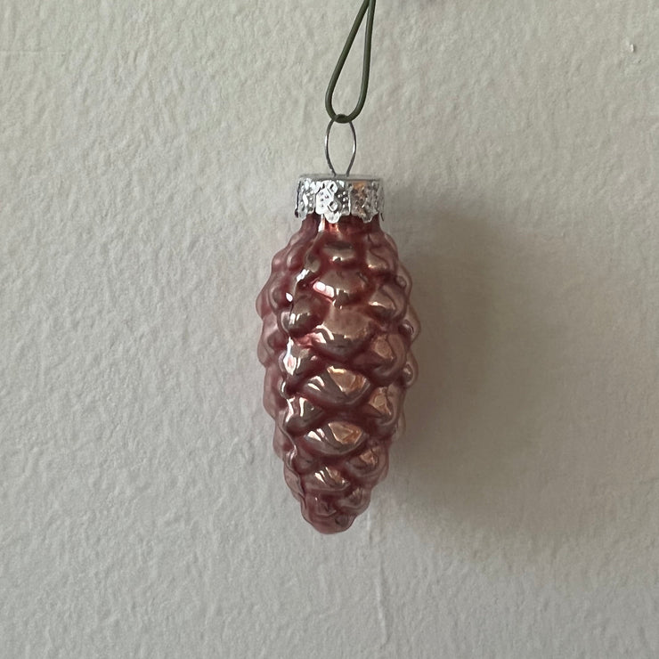 Glass Ornament "Pinecones"