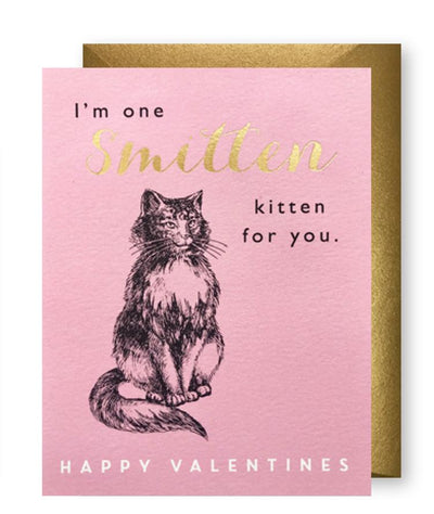 Valentine Card "Smitten Kitten"