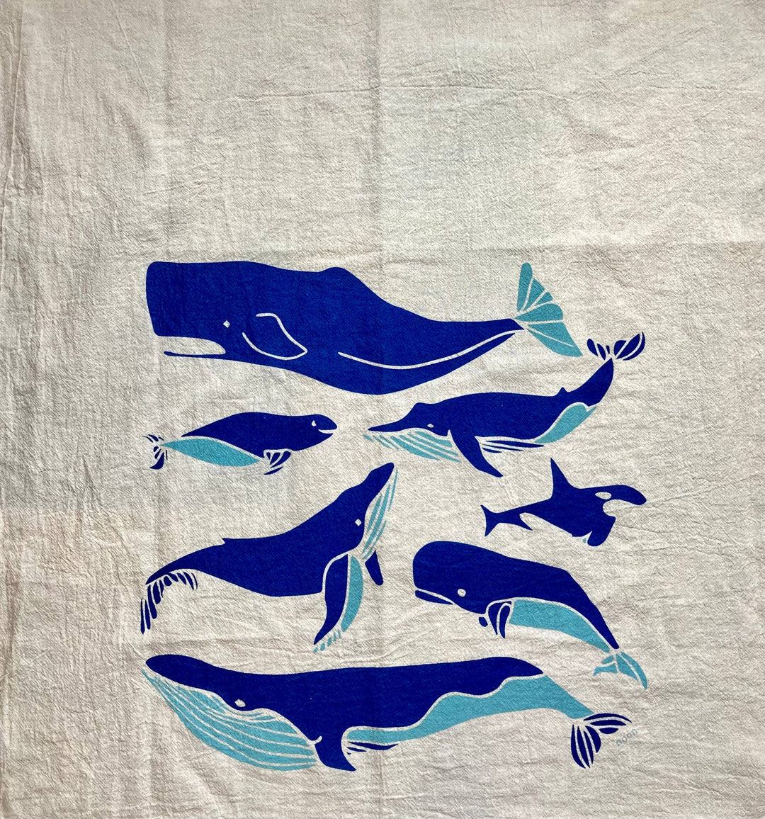 Tea Towel | Whales