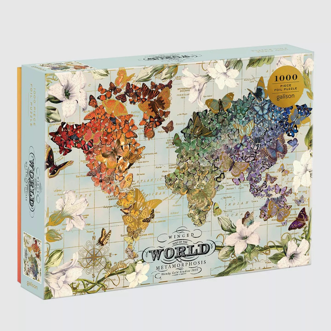 Puzzle | Winged Map of the World