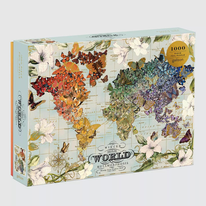 Puzzle | Winged Map of the World