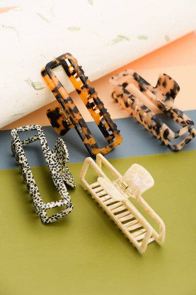 Hair Clip XL Tortoise Shell