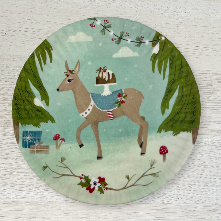 Melamine "Paper" Appetizer Plates | Deer