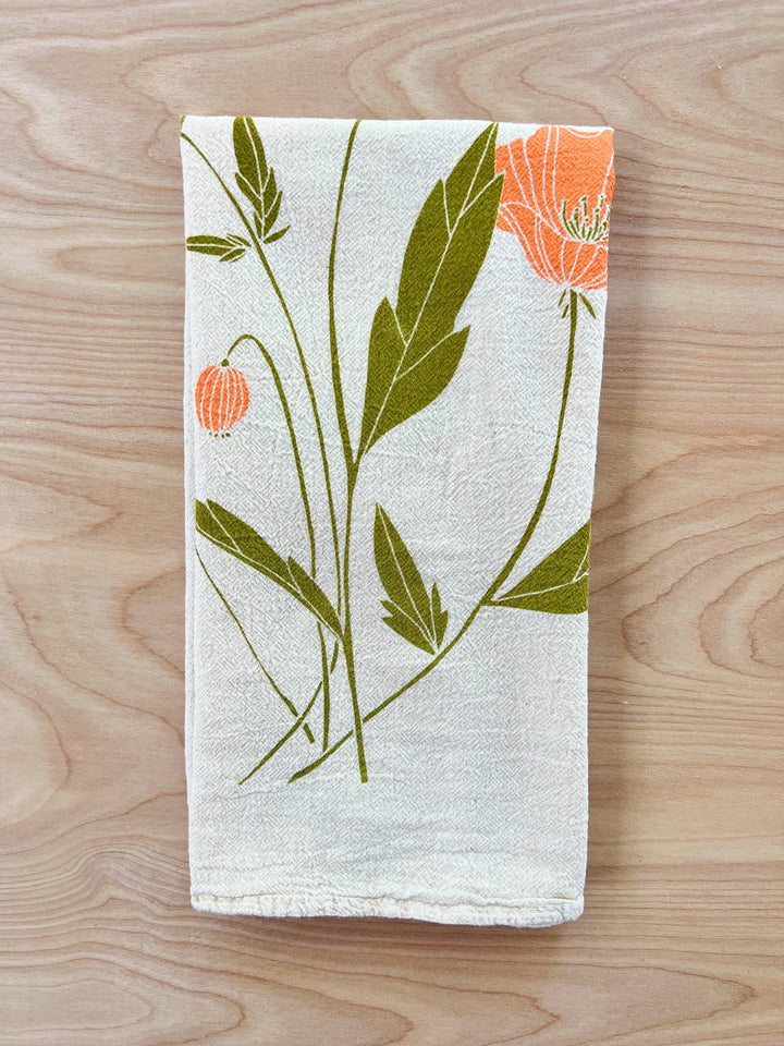 Tea Towel | California Poppy