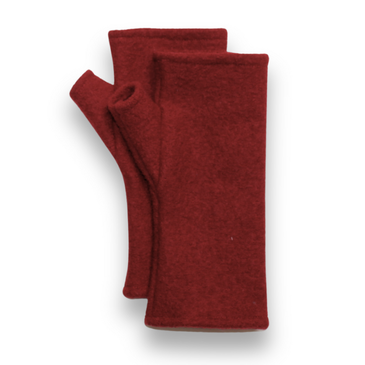 Merino Wool Fingerless Gloves | Solid