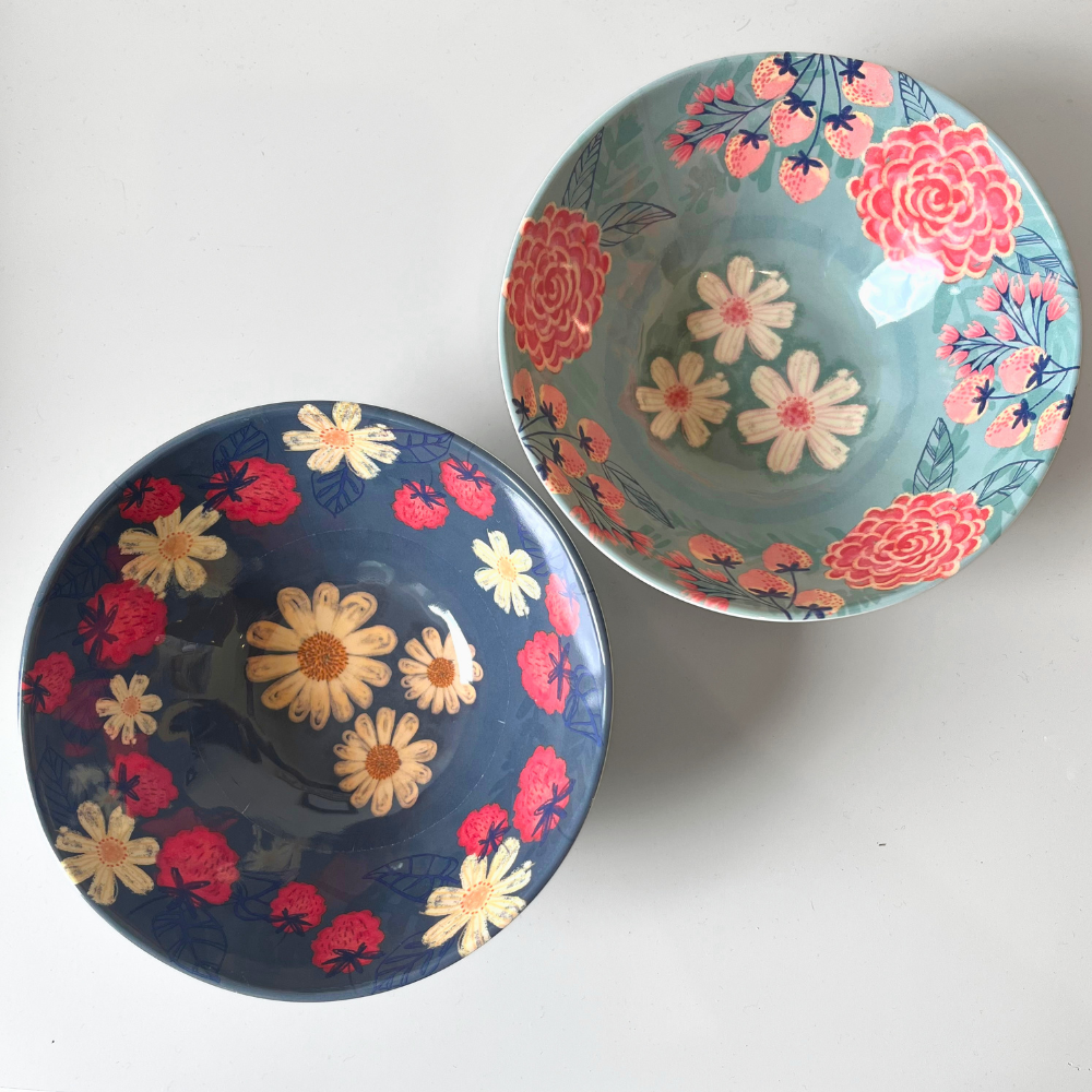 Melamine Bowls | Florals