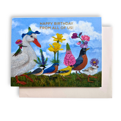 "Happy Birthday From Us" Card