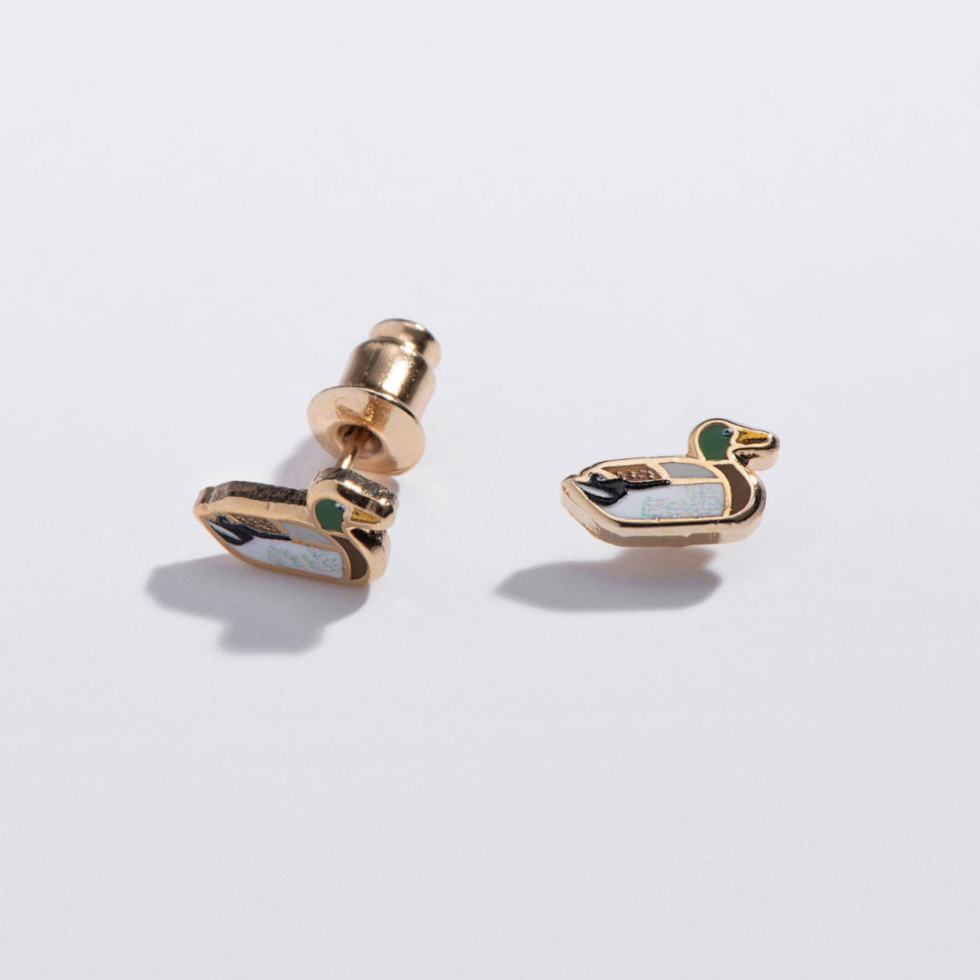 Post Earrings | Ducks