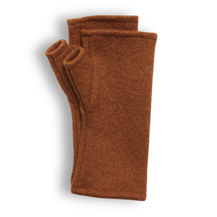 Merino Wool Fingerless Gloves | Solid