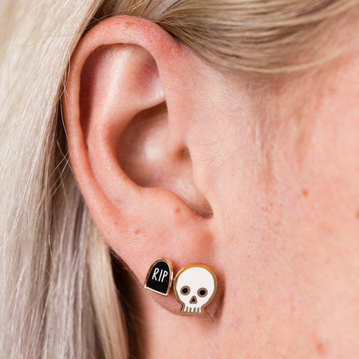 Post Earrings | Skulls