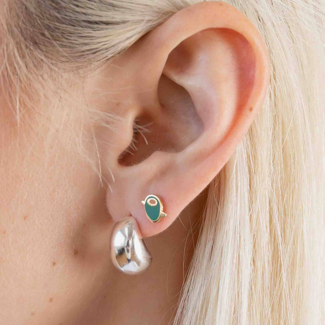 Earrings | Martini Olive Studs