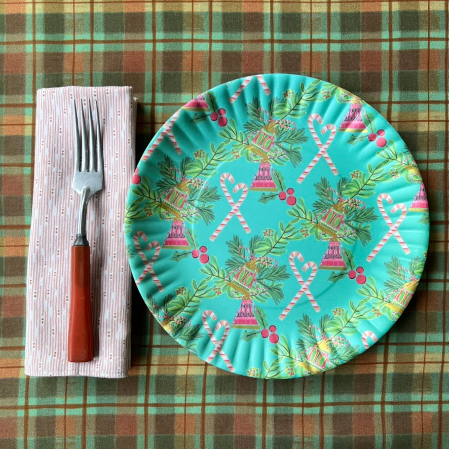 Melamine "Paper" Plates | Christmas