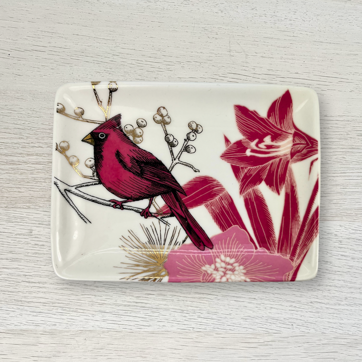 Ceramic Christmas Dish | Cardinal