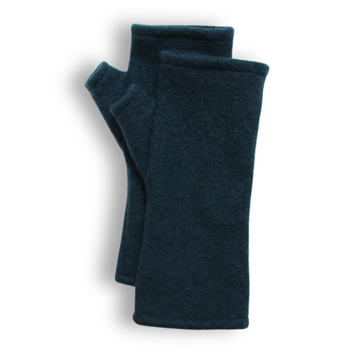 Merino Wool Fingerless Gloves | Solid