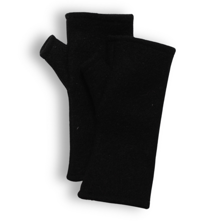 Merino Wool Fingerless Gloves | Solid