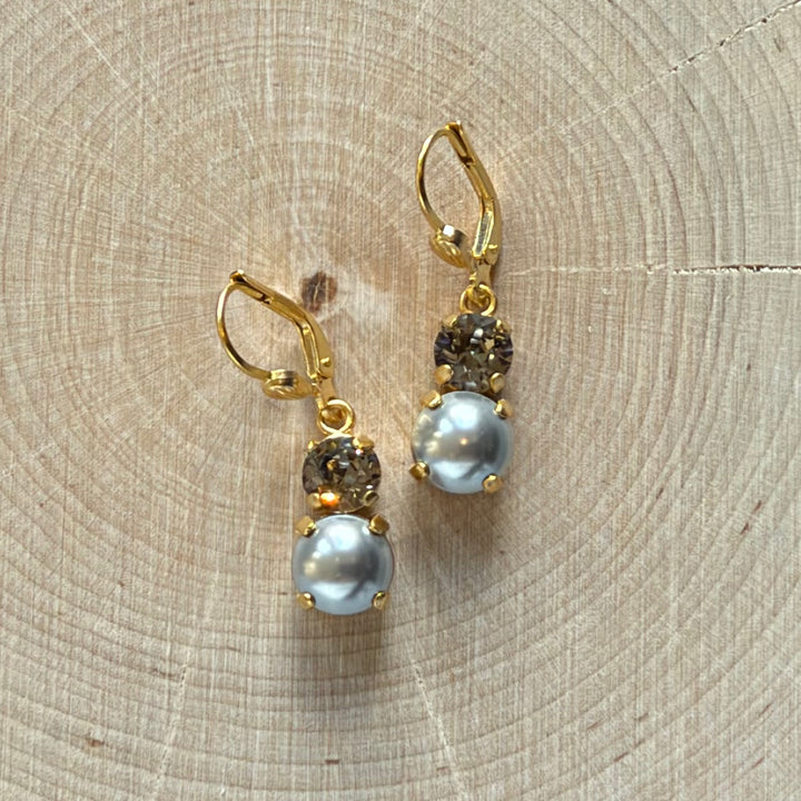 La Vie Lia Crystal Earrings