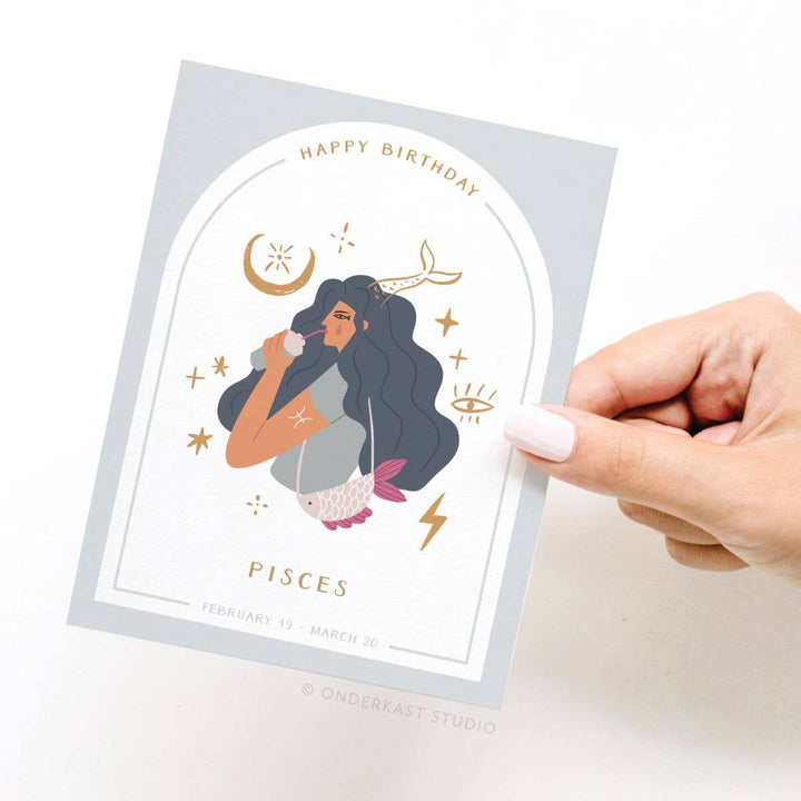 Birthday Card "Zodiac PIsces"