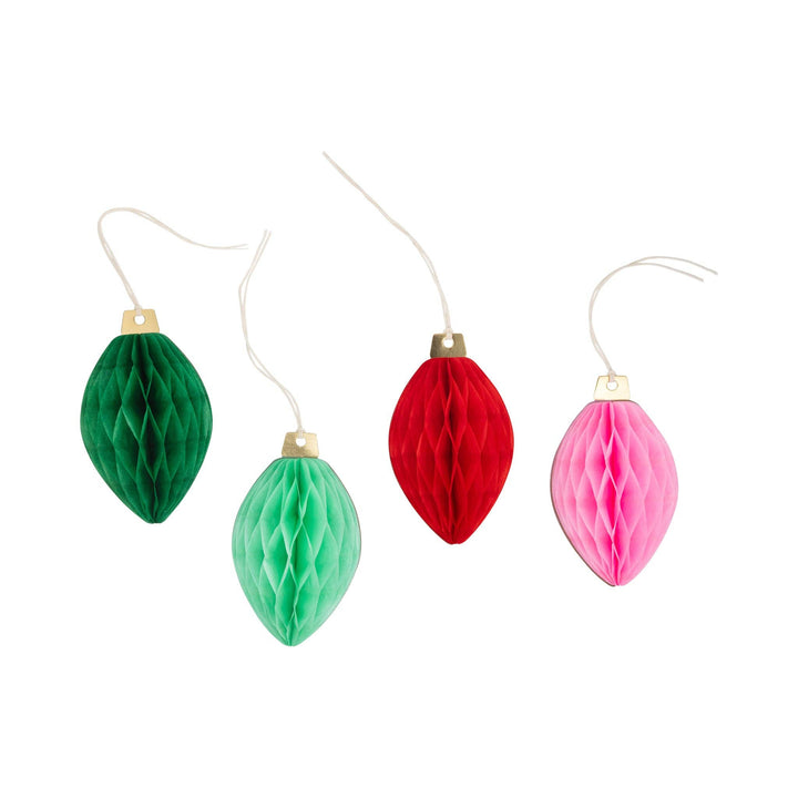 Gift Tag Set | Honeycomb Light Bulb