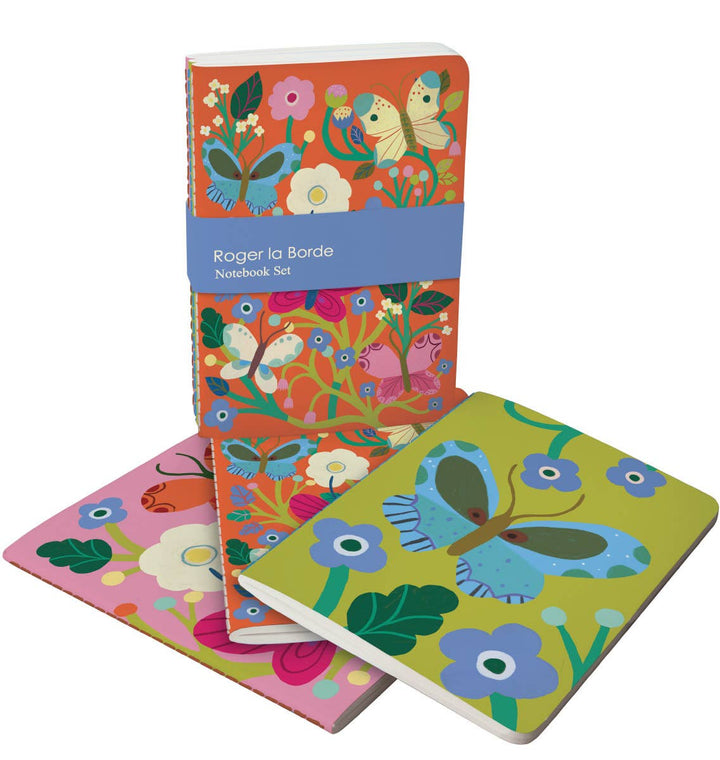 Mini Notebook Trio | Butterfly Garden