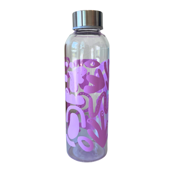 Water Bottle Glass | Lavender