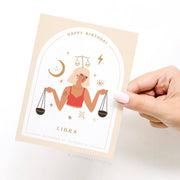 Birthday Card "Zodiac Libra"