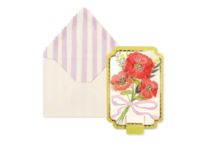 Blank Card Pop-Up "Flower Bouquet"