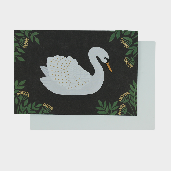 Blank Pop-Up Card "Swan"