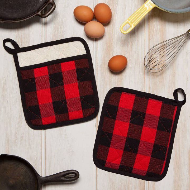 Potholder | Buffalo Check Red