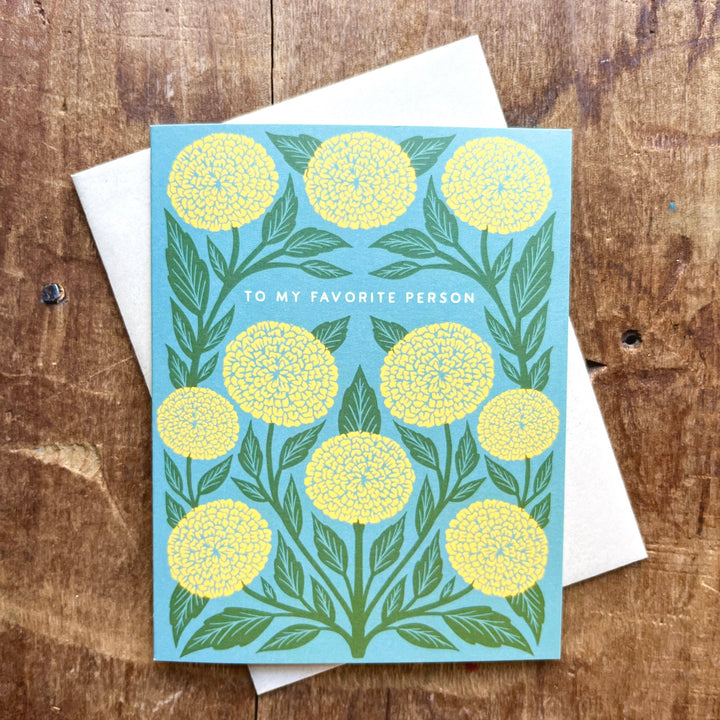 Anniversary Card "Favorite Person Flowers"