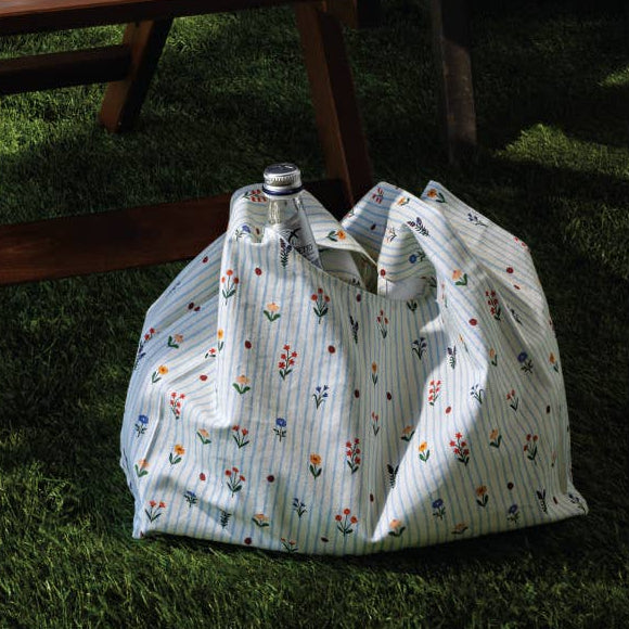 Reusable Bag | Striped Floral