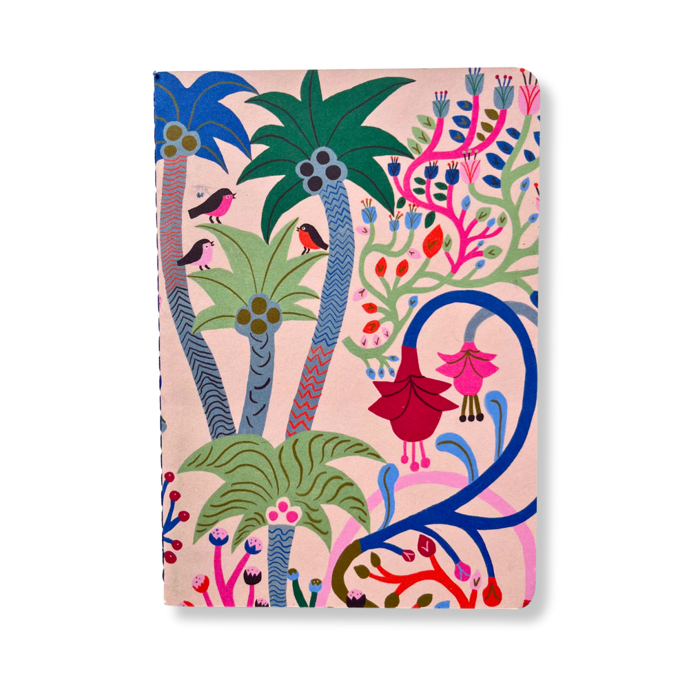 Mini Note Pink Mini Notebook | Pink Starflower | Dana Herbert Accessories