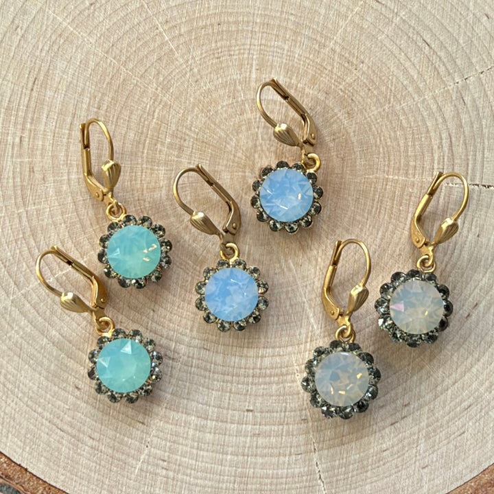 La Vie Crystal Halo Earrings