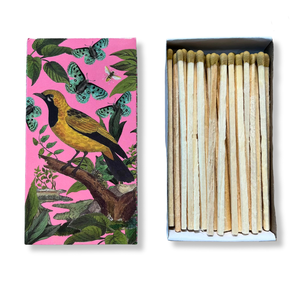 Matches - Patch NYC Pink & Yellow Bird