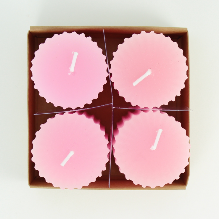 Ribbed Votive Candle Boxed Set