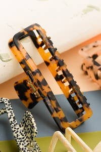 Hair Clip XL Tortoise Shell