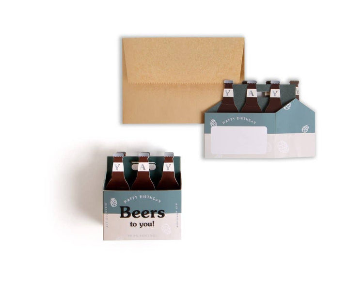 Birthday Pop-Up Card "Beers to You"