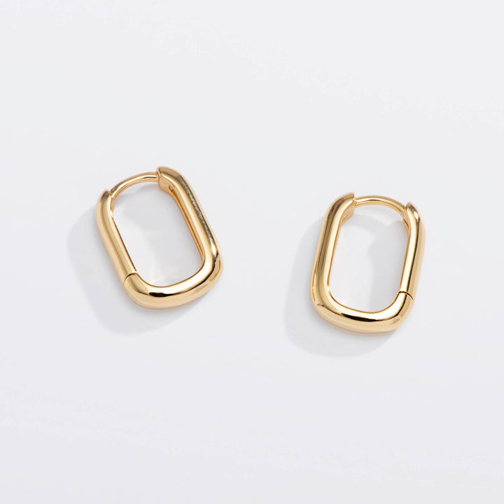 Earrings | U-Shaped Huggie Hoops